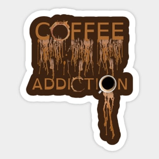 coffee addiction Sticker